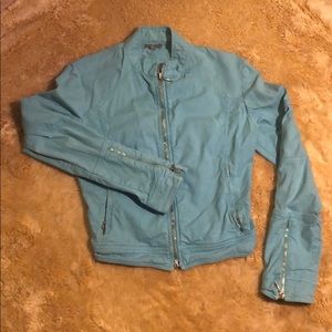 Lightweight light blue jacket